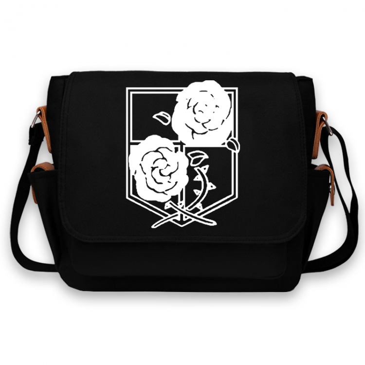 Shingeki no Kyojin Anime Peripheral Shoulder Bag Casual Satchel 33X13X26cm