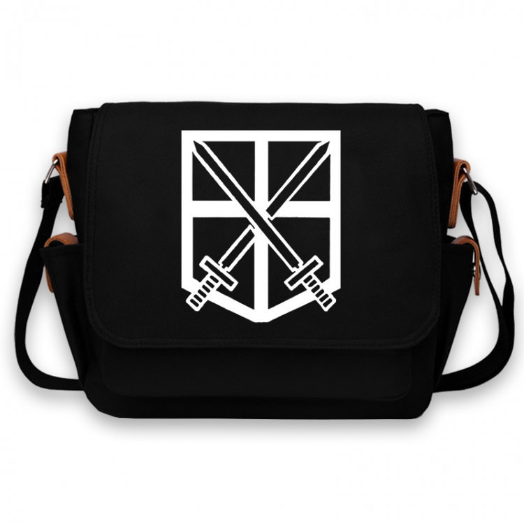 Shingeki no Kyojin Anime Peripheral Shoulder Bag Casual Satchel 33X13X26cm