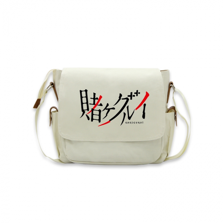 Kakegurui Anime Peripheral Shoulder Bag Casual Satchel 33X13X26cm