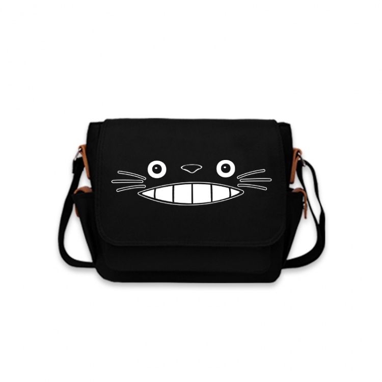 TOTORO Anime Peripheral Shoulder Bag Casual Satchel 33X13X26cm