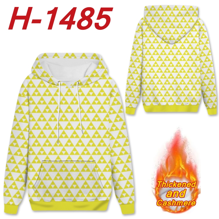 The Legend of Zelda anime thickened hooded pullover sweater from S to 4XL H-1485