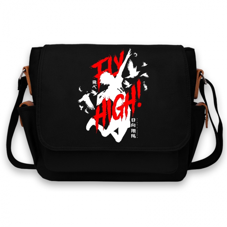 Haikyuu!! Anime Peripheral Shoulder Bag Casual Satchel 33X13X26cm