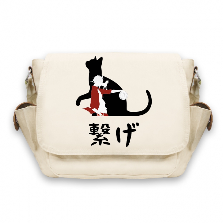 Haikyuu!! Anime Peripheral Shoulder Bag Casual Satchel 33X13X26cm