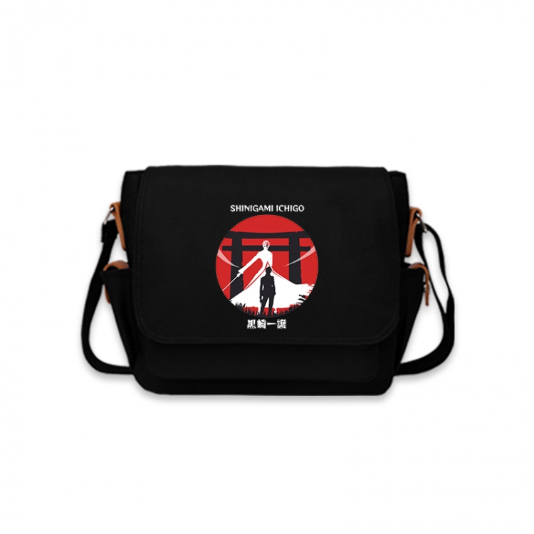 Bleach Anime Peripheral Shoulder Bag Casual Satchel 33X13X26cm