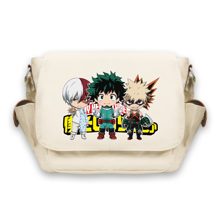 My Hero Academia  Anime Peripheral Shoulder Bag Casual Satchel 33X13X26cm