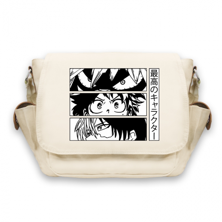 My Hero Academia  Anime Peripheral Shoulder Bag Casual Satchel 33X13X26cm