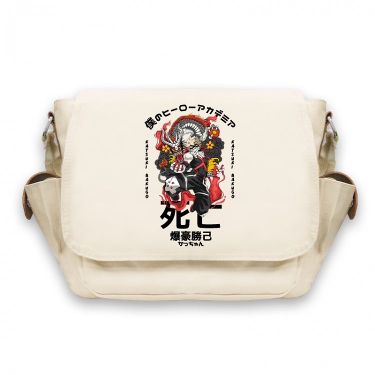 My Hero Academia  Anime Peripheral Shoulder Bag Casual Satchel 33X13X26cm