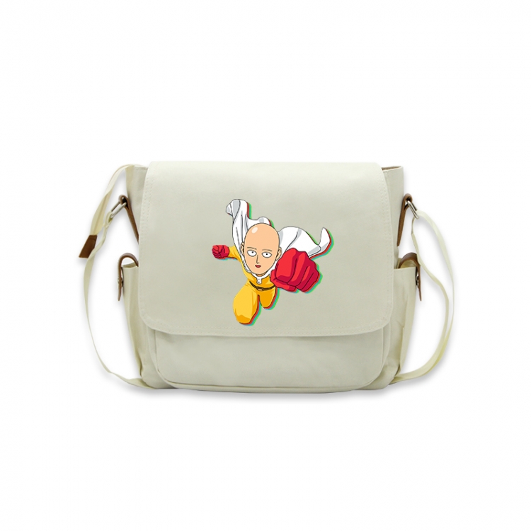 One Punch Man Anime Peripheral Shoulder Bag Casual Satchel 33X13X26cm