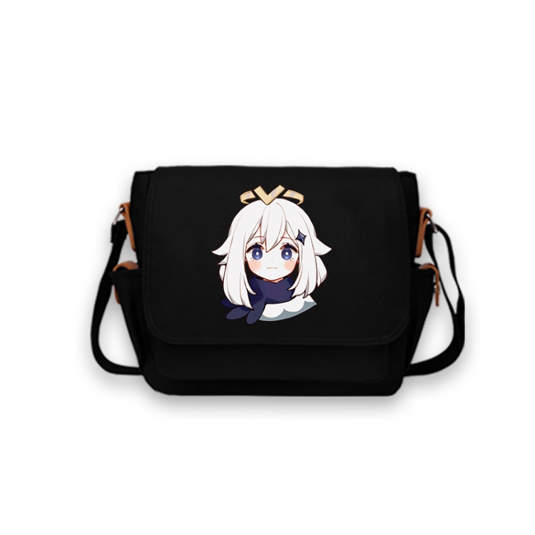 Genshin Impact Anime Peripheral Shoulder Bag Casual Satchel 33X13X26cm