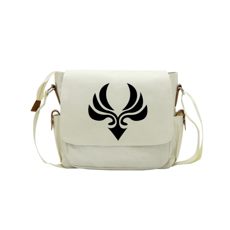 Genshin Impact Anime Peripheral Shoulder Bag Casual Satchel 33X13X26cm