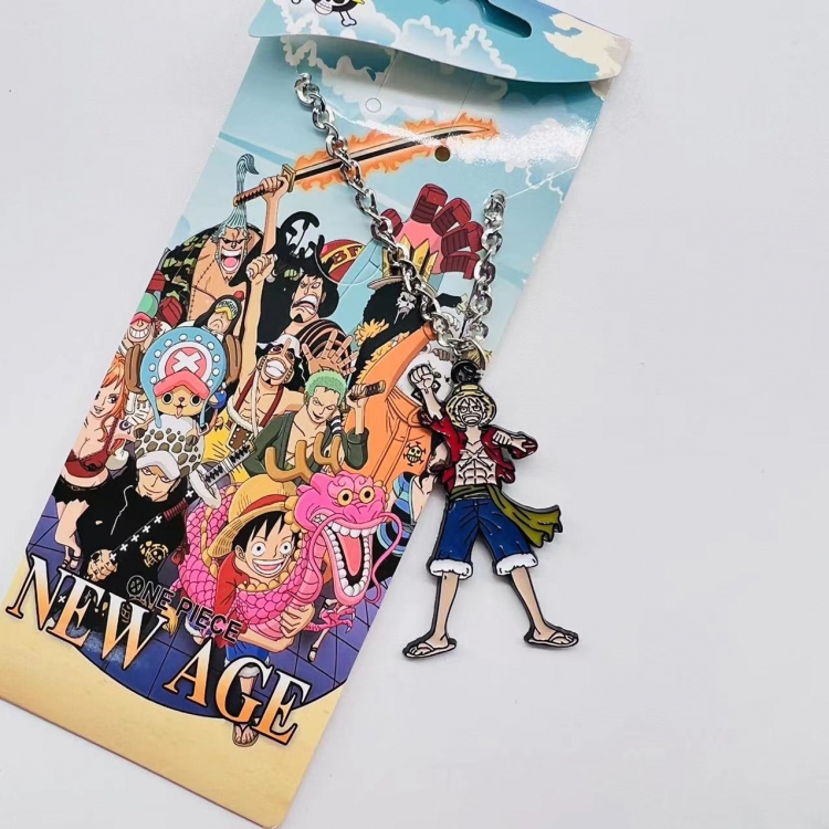 One Piece Anime Peripheral Necklace Color Character Pendant price for 5 pcs