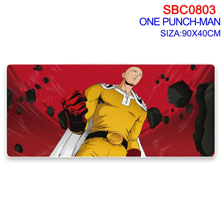 One Punch Man Anime peripheral edge lock mouse pad 90X40CM SBC-803