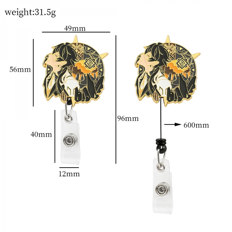 Genshin Impact Badge expansion buckle business card holder OPP bag price for 2 pcs