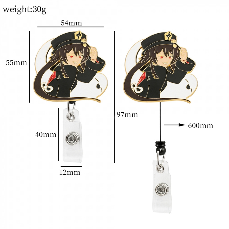 Genshin Impact Badge expansion buckle business card holder OPP bag price for 2 pcs