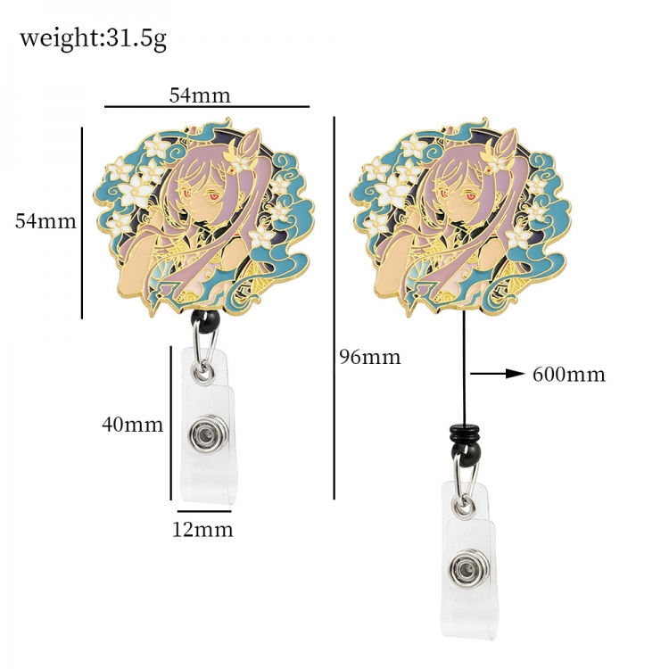 Genshin Impact Badge expansion buckle business card holder OPP bag price for 2 pcs