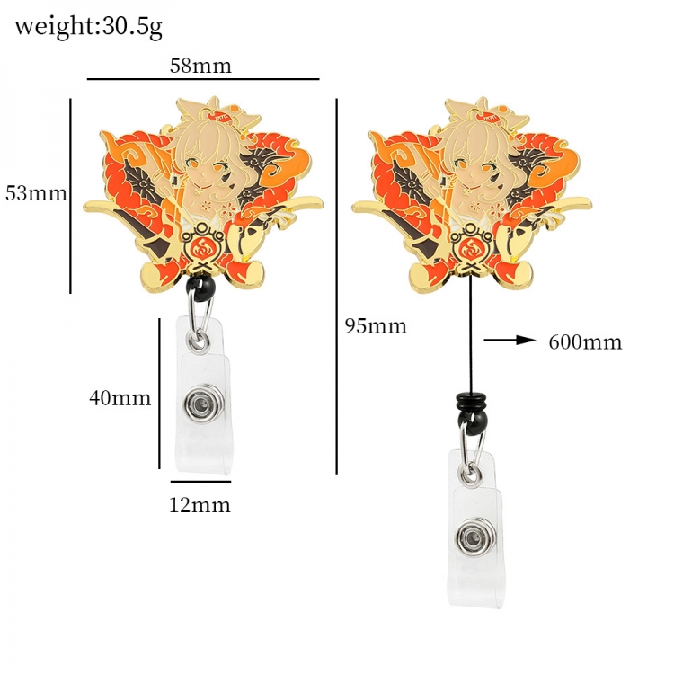 Genshin Impact Badge expansion buckle business card holder OPP bag price for 2 pcs