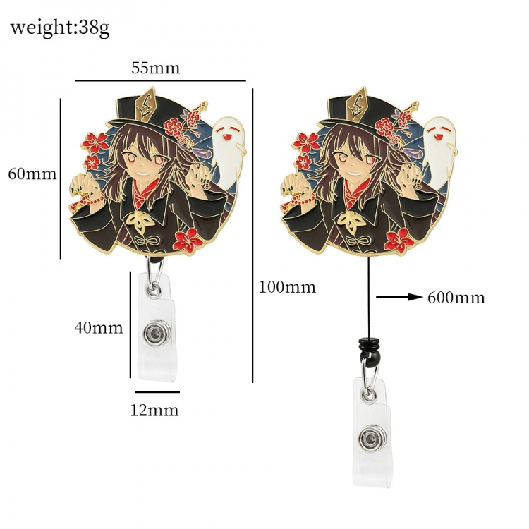 Genshin Impact Badge expansion buckle business card holder OPP bag price for 2 pcs