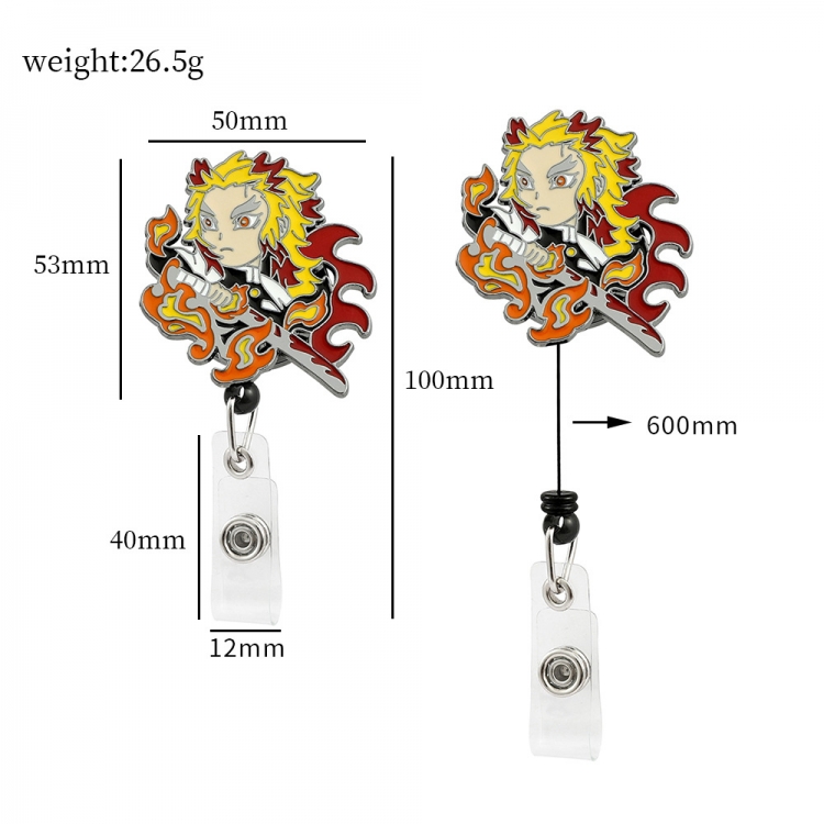Demon Slayer Kimets Badge expansion buckle business card holder OPP bag price for 2 pcs