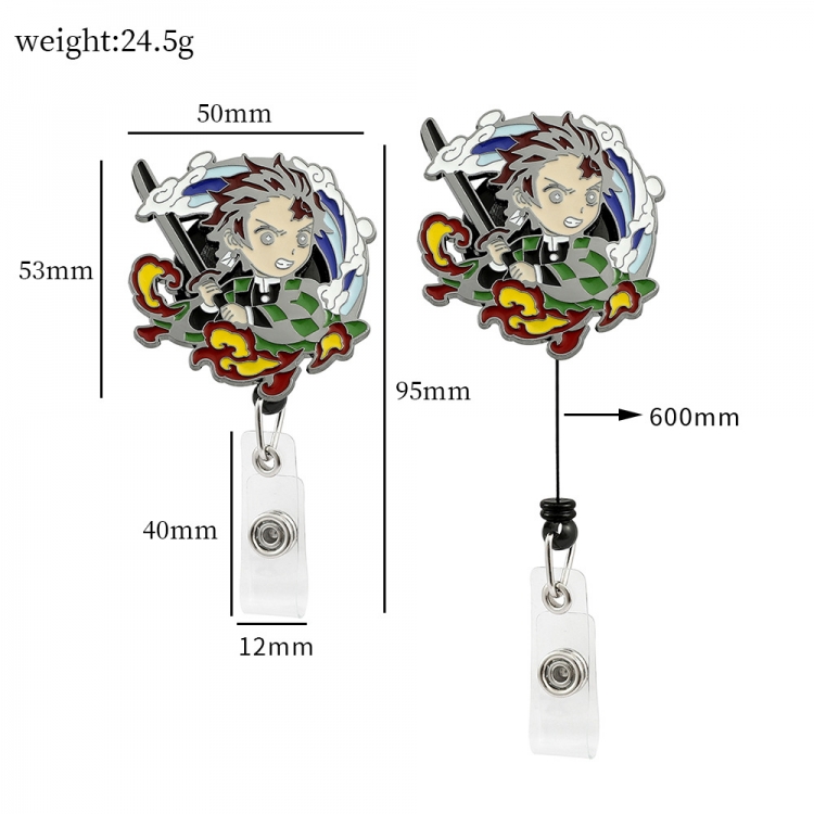 Demon Slayer Kimets Badge expansion buckle business card holder OPP bag price for 2 pcs