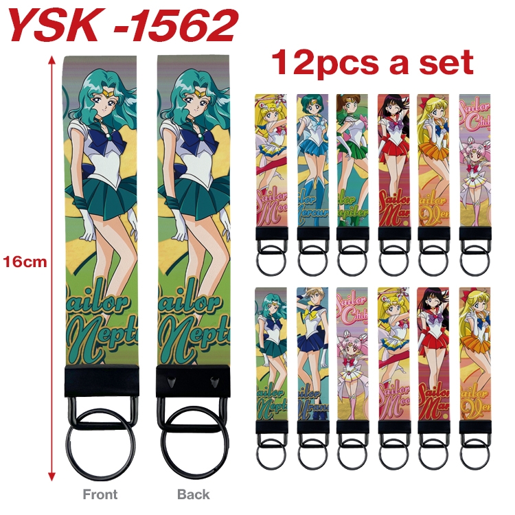 TOTORO Anime mobile phone rope keychain 16CM a set of 12 YSK-1562