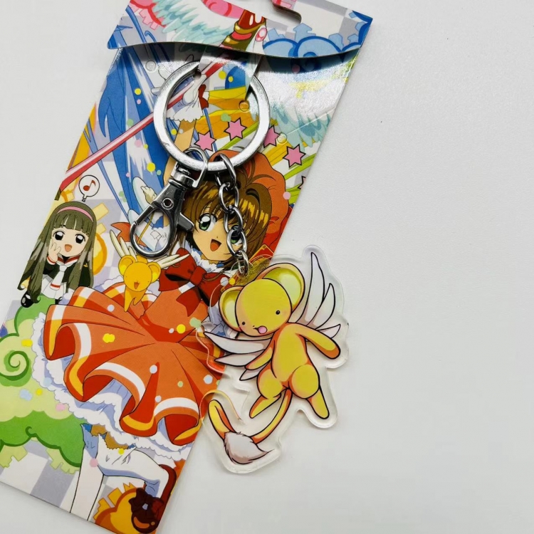 Card Captor Sakura Anime Peripheral Acrylic Keychain price for 5 pcs