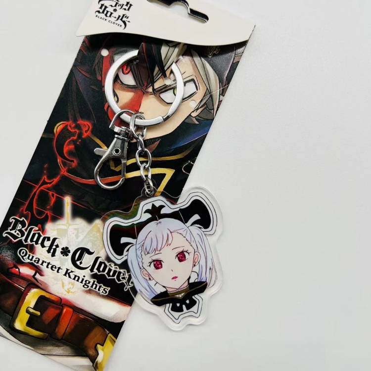 black clover Anime Peripheral Acrylic Keychain price for 5 pcs