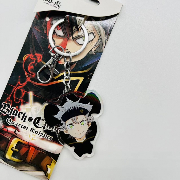 black clover Anime Peripheral Acrylic Keychain price for 5 pcs