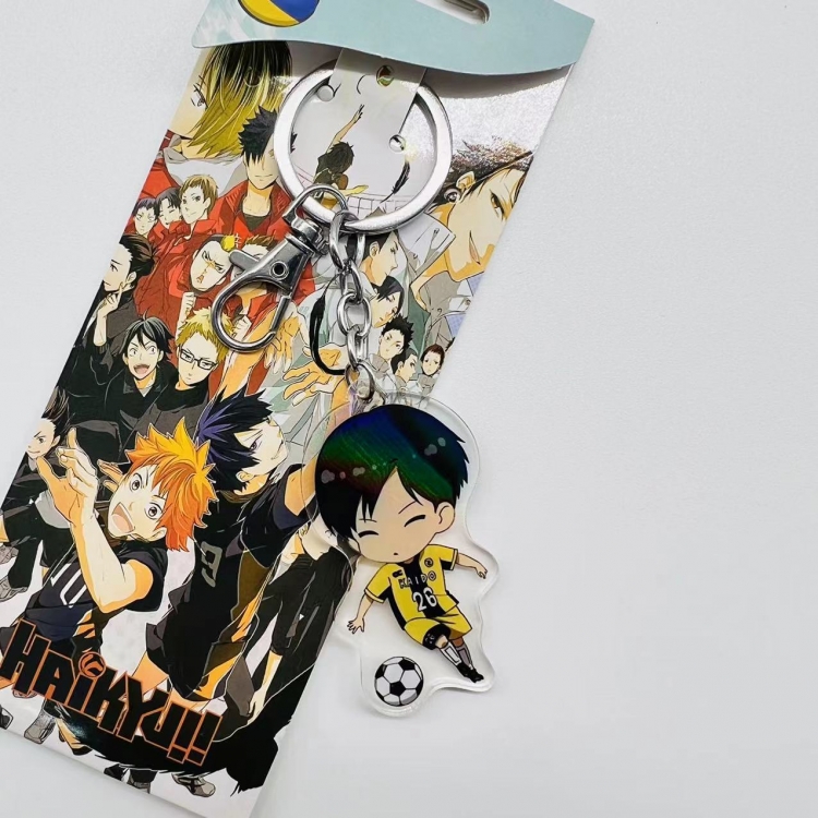 Haikyuu!! Anime Peripheral Acrylic Keychain price for 5 pcs