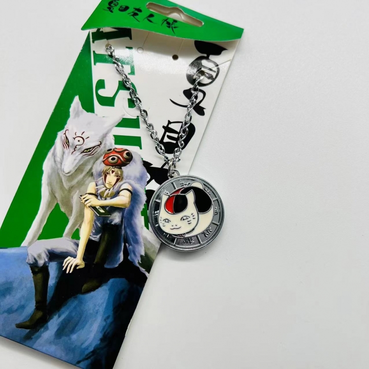 Natsume_Yuujintyou Anime Peripheral Rotating Necklace Pendant Jewelry