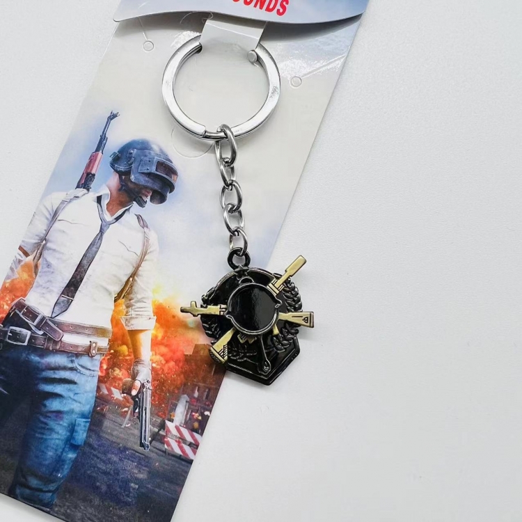 Playerunknowns Batt Anime Peripheral Metal Rotating Keychain Pendant price for 5 pcs