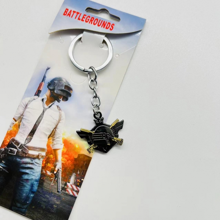 Playerunknowns Batt Anime Peripheral Metal Rotating Keychain Pendant price for 5 pcs