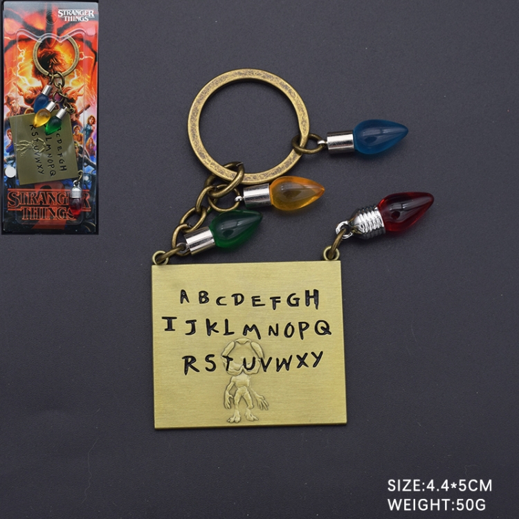Stranger Things Anime cartoon skewer keychain bag pendant