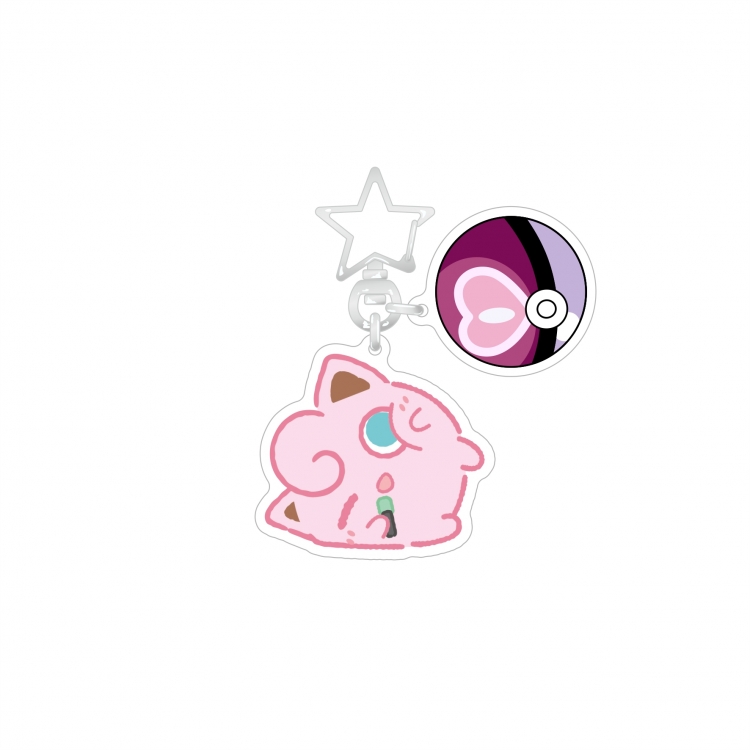 Pokemon Epoxy Keychain Bag Pendant Decoration Ornament price for 2 pcs