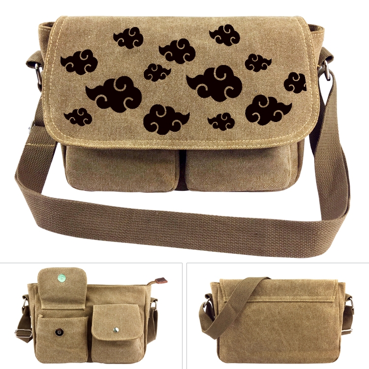 Naruto Anime peripheral canvas shoulder bag shoulder bag 7x28x20cm 