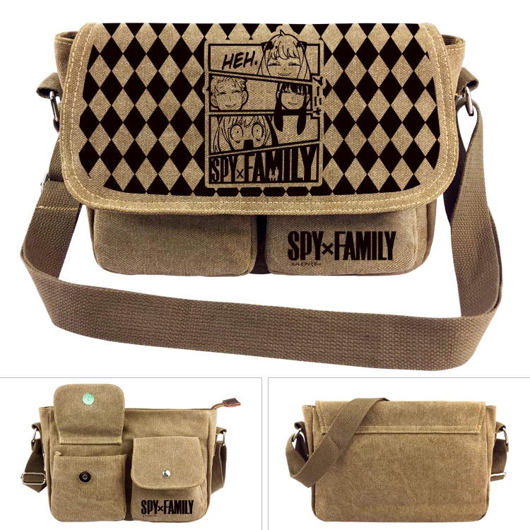 SPY×FAMILY Anime peripheral canvas shoulder bag shoulder bag 7x28x20cm 