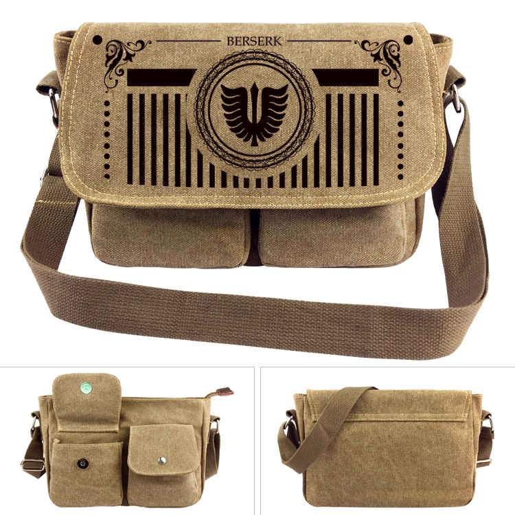 Berserk Anime peripheral canvas shoulder bag shoulder bag 7x28x20cm