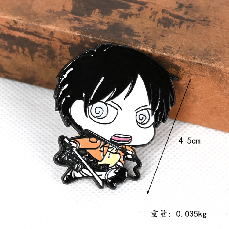 Shingeki no Kyojin  Anime cartoon metal brooch