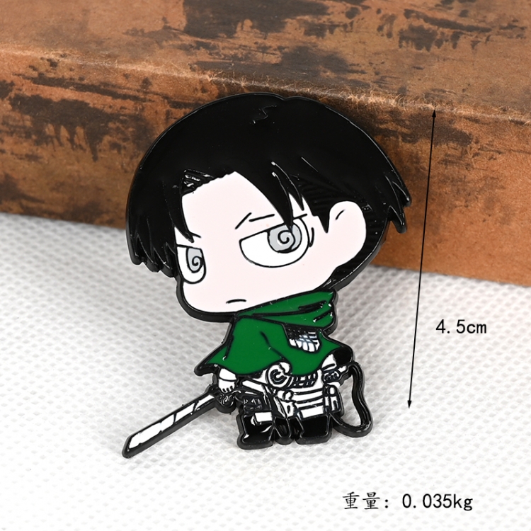 Shingeki no Kyojin  Anime cartoon metal brooch