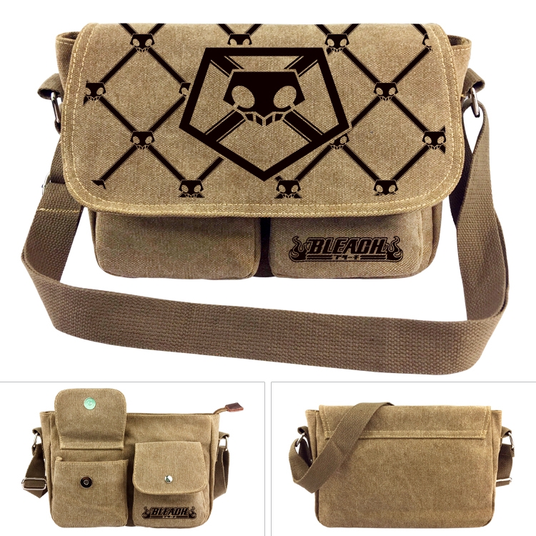 Bleach Anime peripheral canvas shoulder bag shoulder bag 7x28x20cm 