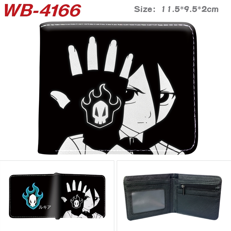 Bleach Full color pu leather half fold short wallet wallet 11.5X9.5X2CM WB-4166A