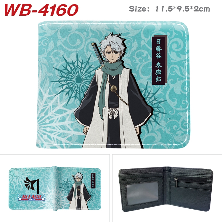 Bleach Full color pu leather half fold short wallet wallet 11.5X9.5X2CM WB-4160A