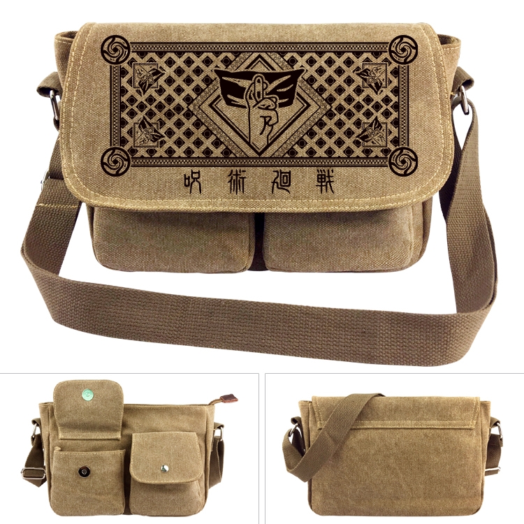 Jujutsu Kaisen Anime peripheral canvas shoulder bag shoulder bag 7x28x20cm