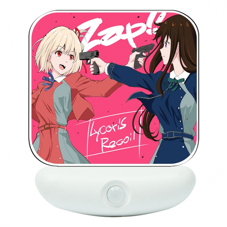 Lycoris Recoil Anime Charging Induction Night Light Box Set 12X8cm
