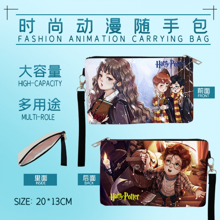Demon Slayer Kimets Fashion Anime Large Capacity Handbag Cosmetic Bag Pencil Case 20x13cm