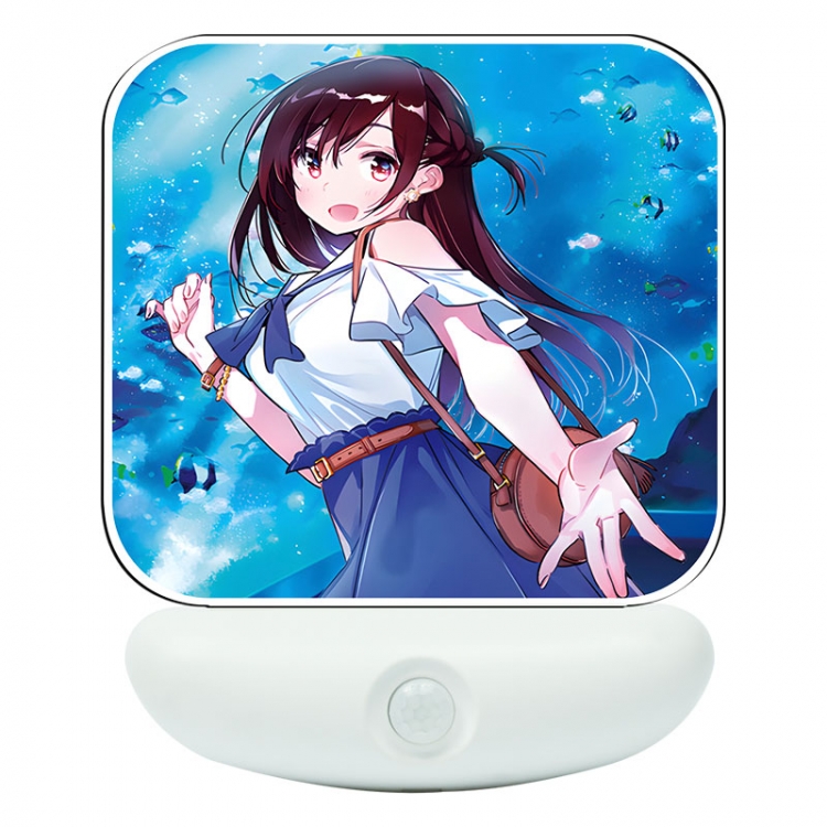 Rent-A-Girlfriend Mizuhara Anime Charging Induction Night Light Box Set 12X8cm