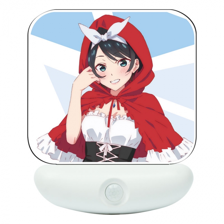 Rent-A-Girlfriend Sarashina.Ruka  Anime Charging Induction Night Light Box Set 12X8cm
