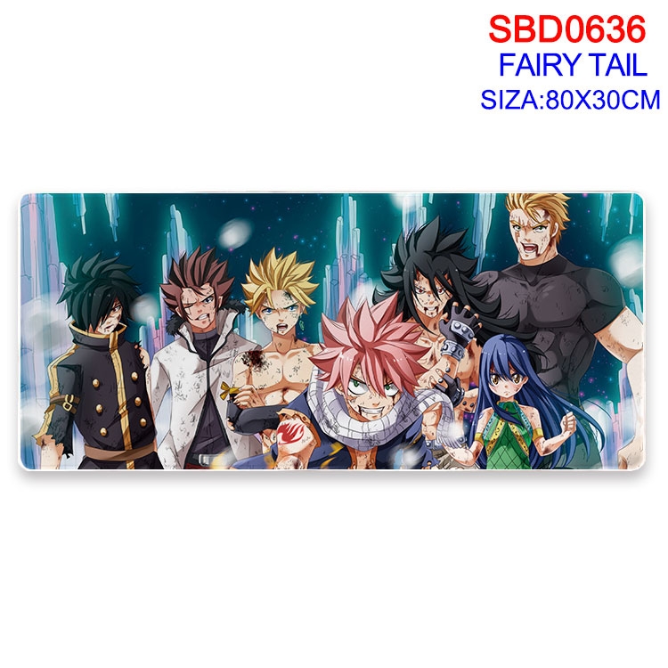 Fairy tail Anime peripheral edge lock mouse pad 80X30cm SBD-636