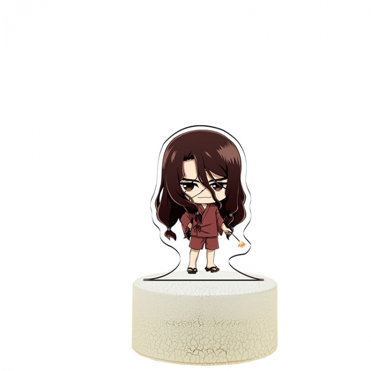 Dr.STONE Version Q Shishio-Tsukasa Acrylic night light 16 kinds of color changing USB interface box 14X7X4CM white base