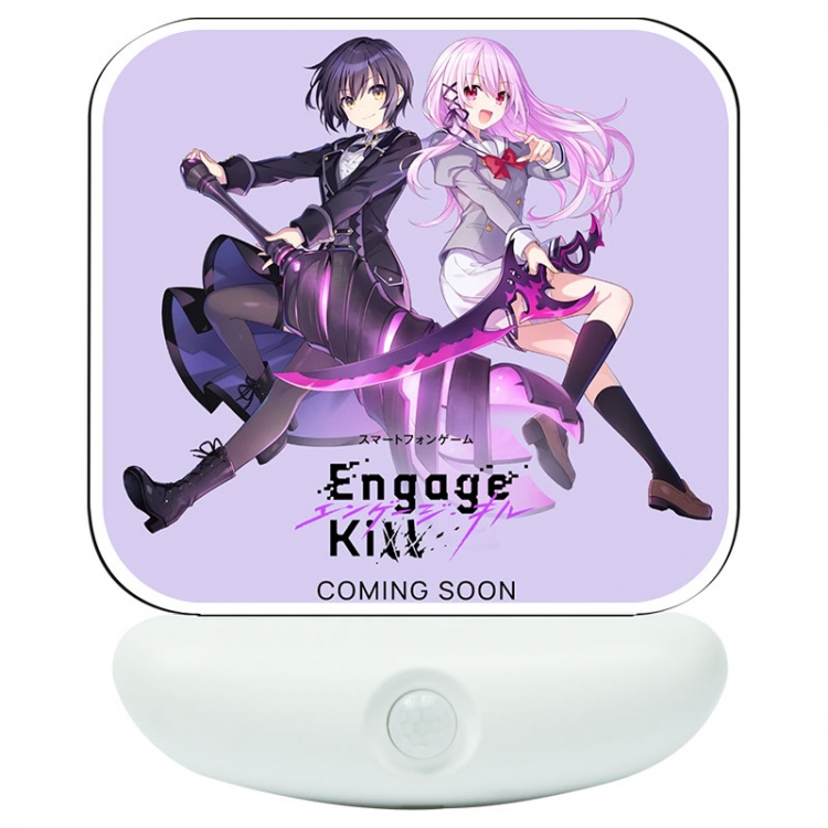 Engage Kiss Cartoon charging induction night light box package 12X8cm