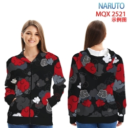 Naruto Long Sleeve Zip Hooded ...